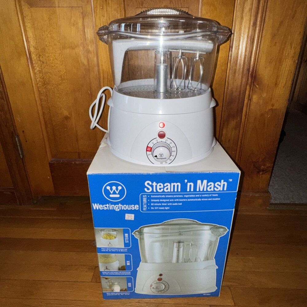 Westinghouse Steam N Mash Steamer Cooker Model WST3004 Easy Potatoes